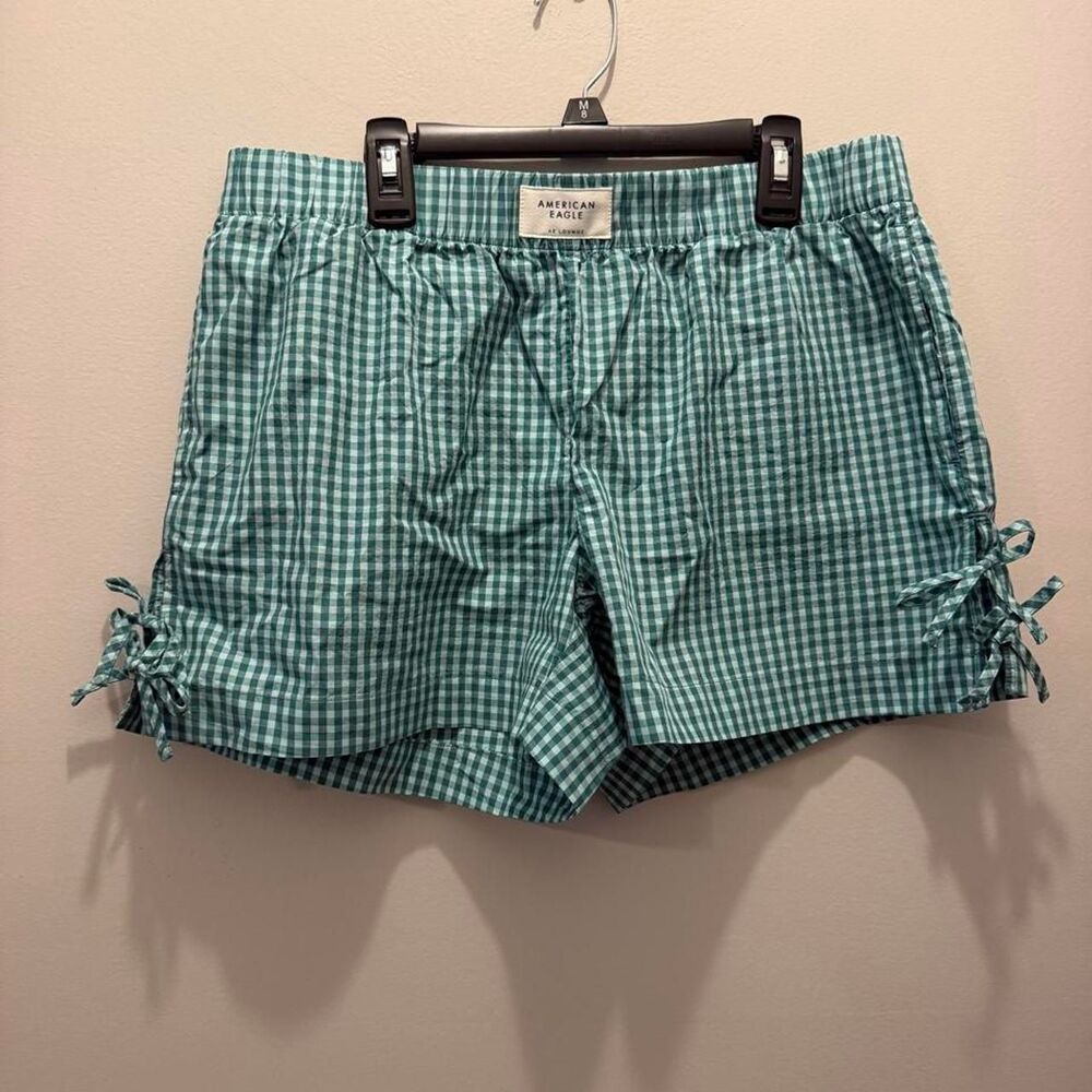 American-eagle Women's Green and Blue Shorts